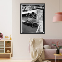 Historic Framed Print, Shoshone Hydroelectric Plant Complex, 60111 U.S. Highway 6, Glenwood Springs, Garfield County, CO - 15,  17-7/8" x 21-7/8"