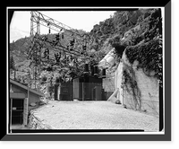 Historic Framed Print, Shoshone Hydroelectric Plant Complex, 60111 U.S. Highway 6, Glenwood Springs, Garfield County, CO - 27,  17-7/8" x 21-7/8"