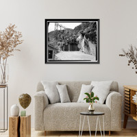 Historic Framed Print, Shoshone Hydroelectric Plant Complex, 60111 U.S. Highway 6, Glenwood Springs, Garfield County, CO - 27,  17-7/8" x 21-7/8"