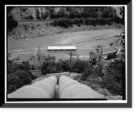 Historic Framed Print, Shoshone Hydroelectric Plant Complex, 60111 U.S. Highway 6, Glenwood Springs, Garfield County, CO - 31,  17-7/8" x 21-7/8"