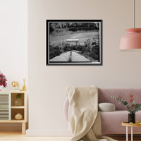 Historic Framed Print, Shoshone Hydroelectric Plant Complex, 60111 U.S. Highway 6, Glenwood Springs, Garfield County, CO - 31,  17-7/8" x 21-7/8"