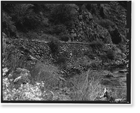 Denver & Rio Grande Rockwork, East of South Platte, Waterton vicinity, Jefferson County, CO, Antique Poster