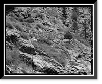 Denver & Rio Grande Rockwork, East of South Platte, Waterton vicinity, Jefferson County, CO - 4, Antique Print