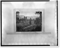 Power Flume No. 1, Tacoma vicinity, La Plata County, CO, Antique Poster