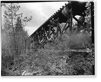 Power Flume No. 1, Tacoma vicinity, La Plata County, CO - 14, Antique Print