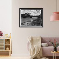 Commercial Street Bridge, Spanning Purgatoire River on Commercial Street, Trinidad, Las Animas County, CO - 2 Classic, Vintage Print