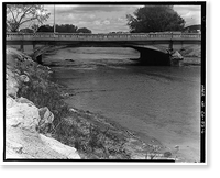 Commercial Street Bridge, Spanning Purgatoire River on Commercial Street, Trinidad, Las Animas County, CO - 6, Vintage Poster