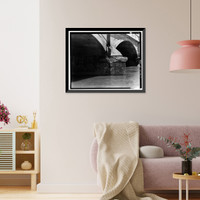 Commercial Street Bridge, Spanning Purgatoire River on Commercial Street, Trinidad, Las Animas County, CO - 7, Historic Print