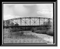 Linden Avenue Bridge, Spanning Purgatoire River on Linden Avenue, Trinidad, Las Animas County, CO - 2, Antique Poster
