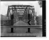 Linden Avenue Bridge, Spanning Purgatoire River on Linden Avenue, Trinidad, Las Animas County, CO - 5, Vintage Poster