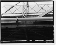 Linden Avenue Bridge, Spanning Purgatoire River on Linden Avenue, Trinidad, Las Animas County, CO - 12, Vintage Wall Art