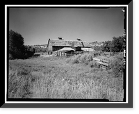 Ritter Ranch, Barn, Old Dolores Highway, Dolores vicinity, Montezuma County, CO, Antique Print