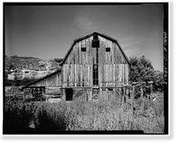 Ritter Ranch, Barn, Old Dolores Highway, Dolores vicinity, Montezuma County, CO - 7, Vintage Print