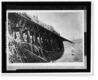Historic Framed Print, Montezuma Valley Irrigation Company System, Dolores vicinity, Montezuma County, CO,  17-7/8" x 21-7/8"