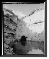 Montezuma Valley Irrigation Company System, Tunnel, Dolores vicinity, Montezuma County, CO - 2, Historic Print