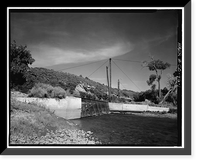 Montezuma Valley Irrigation Company System, Concrete Diversion Dam, Dolores vicinity, Montezuma County, CO, Antique Print