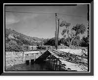 Montezuma Valley Irrigation Company System, Concrete Diversion Dam, Dolores vicinity, Montezuma County, CO - 3, Antique Print