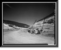 Montezuma Valley Irrigation Company System, McPhee Dam Site, Dolores vicinity, Montezuma County, CO - 3, Vintage Print
