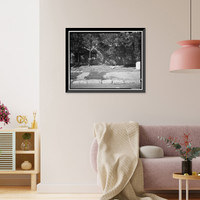 Historic Framed Print, Spruce Tree Terrace, Chapin Mesa, Mesa Verde National Park, Montezuma County, CO - 3,  17-7/8" x 21-7/8"