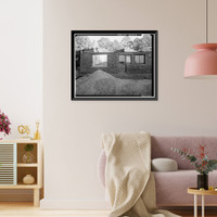 Historic Framed Print, Spruce Tree Terrace, Chapin Mesa, Mesa Verde National Park, Montezuma County, CO - 6,  17-7/8" x 21-7/8"