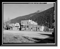 Historic Framed Print, Silverton Historic District, Silverton, San Juan County, CO - 13,  17-7/8" x 21-7/8"