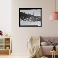 Historic Framed Print, Silverton Historic District, Silverton, San Juan County, CO - 15,  17-7/8" x 21-7/8"