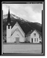 Silverton Historic District, United Church of Silverton, Eleventh & Reese Streets, Silverton, San Juan County, CO, Antique Wall Art