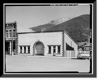 Silverton Historic District, Livery, Silverton, San Juan County, CO Classic, Historic Print