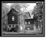 Mary Murphy Mining Complex, Superintendent's House, Iron City (historical), Chaffee County, CO - 2, Antique Print