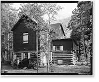 Mary Murphy Mining Complex, Superintendent's House, Iron City (historical), Chaffee County, CO - 2, Antique Print