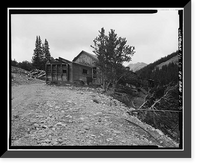 Mary Murphy Mining Complex, Boarding House, Iron City (historical), Chaffee County, CO, Vintage Print