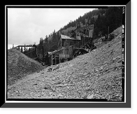 Mary Murphy Mining Complex, Mine Shaft House, Iron City (historical), Chaffee County, CO - 4 Classic, Vintage Print