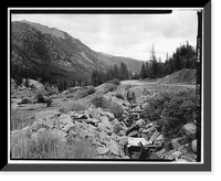 Mary Murphy Mining Complex, Sluice, Iron City (historical), Chaffee County, CO - 2, Vintage Print