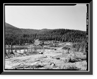 Mary Murphy Mining Complex, Mill & Tailings, Iron City (historical), Chaffee County, CO, Antique Poster