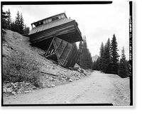 Mary Murphy Mining Complex, Mine Ore Bin & Chute, Iron City (historical), Chaffee County, CO, Vintage Wall Art