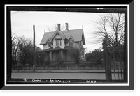 Victorian Cottage, Boston Post Road, Bridgeport, Fairfield County, CT, Vintage Wall Art
