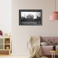 Victorian Cottage, Boston Post Road, Bridgeport, Fairfield County, CT, Vintage Wall Art