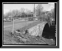 Patch Street Bridge, Spanning Kohanza Brook on Patch Street, Danbury, Fairfield County, CT - 3, Vintage Print