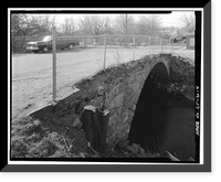 Patch Street Bridge, Spanning Kohanza Brook on Patch Street, Danbury, Fairfield County, CT - 4, Vintage Print