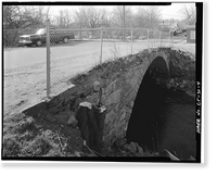 Patch Street Bridge, Spanning Kohanza Brook on Patch Street, Danbury, Fairfield County, CT - 4, Vintage Print