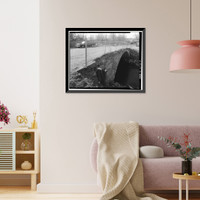 Patch Street Bridge, Spanning Kohanza Brook on Patch Street, Danbury, Fairfield County, CT - 4, Vintage Print