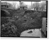 Patch Street Bridge, Spanning Kohanza Brook on Patch Street, Danbury, Fairfield County, CT - 12 Classic, Vintage Print
