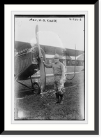 Historic Framed Print, Maj. W.G. Kilner,  17-7/8" x 21-7/8"