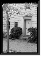 Historic Framed Print, Stephen Tyng Mather House, 19 Stephen Mather Road, Darien, Fairfield County, CT - 10,  17-7/8" x 21-7/8"