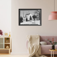 Jane Dillon House, Rock House Road, Easton, Fairfield County, CT, Historic Print
