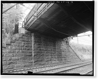 Grasmere Avenue Bridge, Spanning Railroad at Grasmere Avenue, Fairfield, Fairfield County, CT - 4, Historic Reproduction