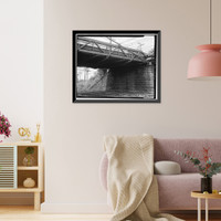 Grasmere Avenue Bridge, Spanning Railroad at Grasmere Avenue, Fairfield, Fairfield County, CT - 5 Classic, Vintage Print