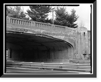 Merritt Parkway, Bridge No. 744, Spanning Merritt Parkway at Route 59, Fairfield, Fairfield County, CT - 6, Vintage Print
