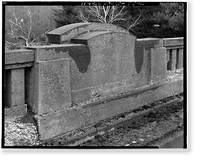 Merritt Parkway, Bridge No. 744, Spanning Merritt Parkway at Route 59, Fairfield, Fairfield County, CT - 11 Classic, Antique Print
