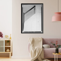 Historic Framed Print, Benjamin Sturges House, 13 Rowland Road, Fairfield, Fairfield County, CT,  17-7/8" x 21-7/8"